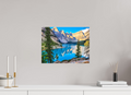 40 x 30 cm, Canvas Print - NO FRAME Moraine Lake, Banff – Mountain Landscape Print
