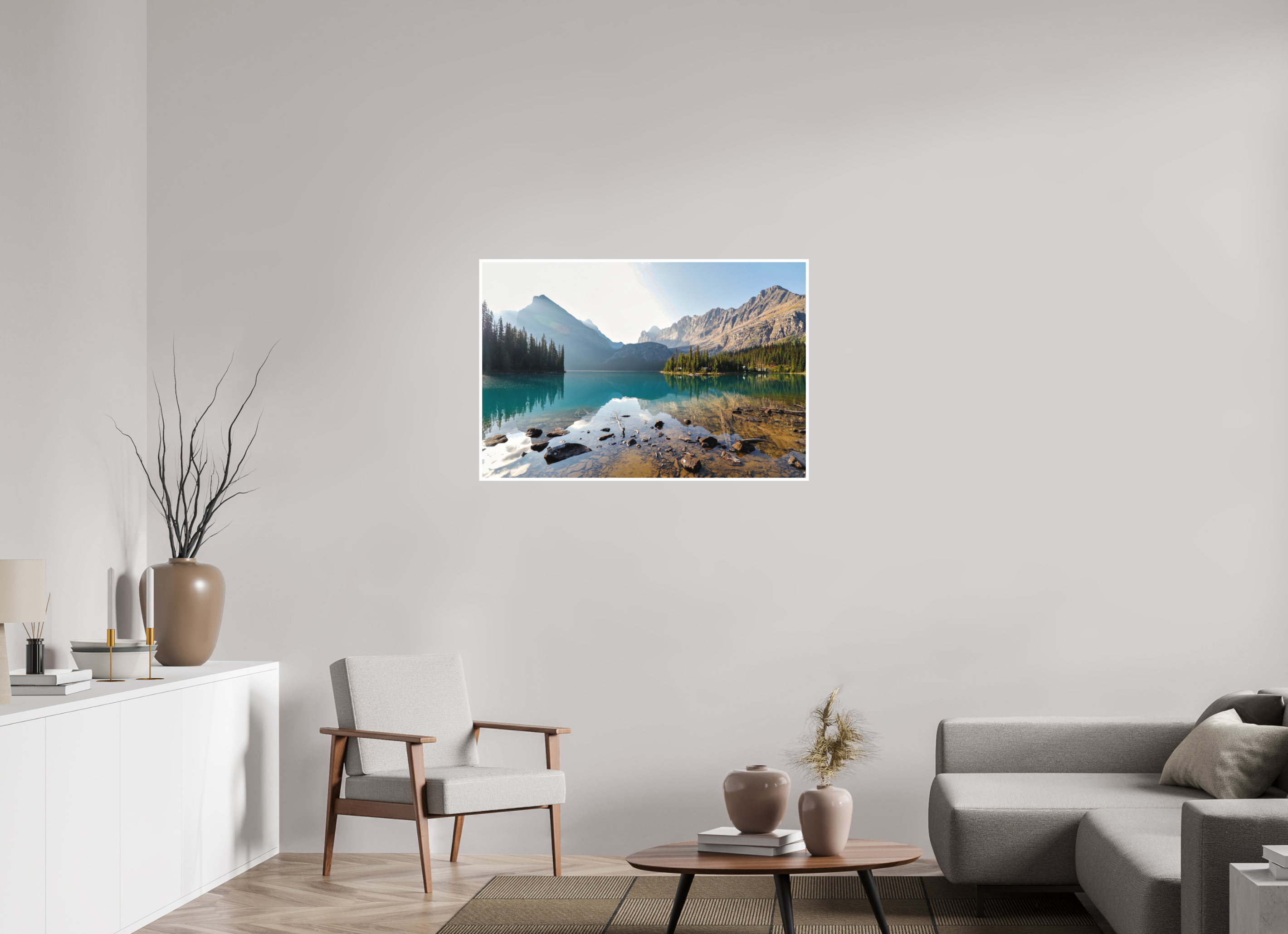 105 x 70 cm, Matte Fine Print - NO FRAME Lake O’Hara, Yoho National Park – Mountain Landscape Photography