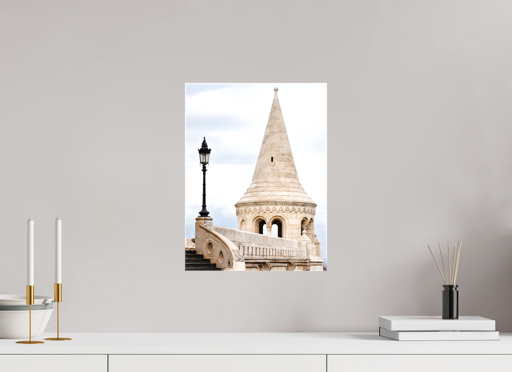 30 x 40 cm, Canvas Print - NO FRAME Fisherman’s Bastion, Budapest – Architectural Print