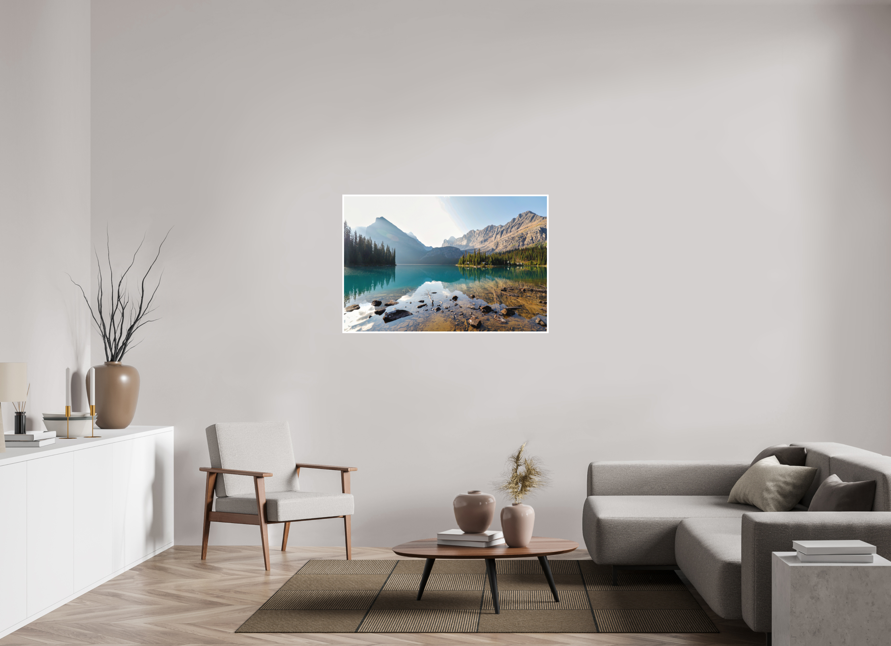 120 x 80 cm, Matte Fine Print - NO FRAME Lake O’Hara, Yoho National Park – Mountain Landscape Photography