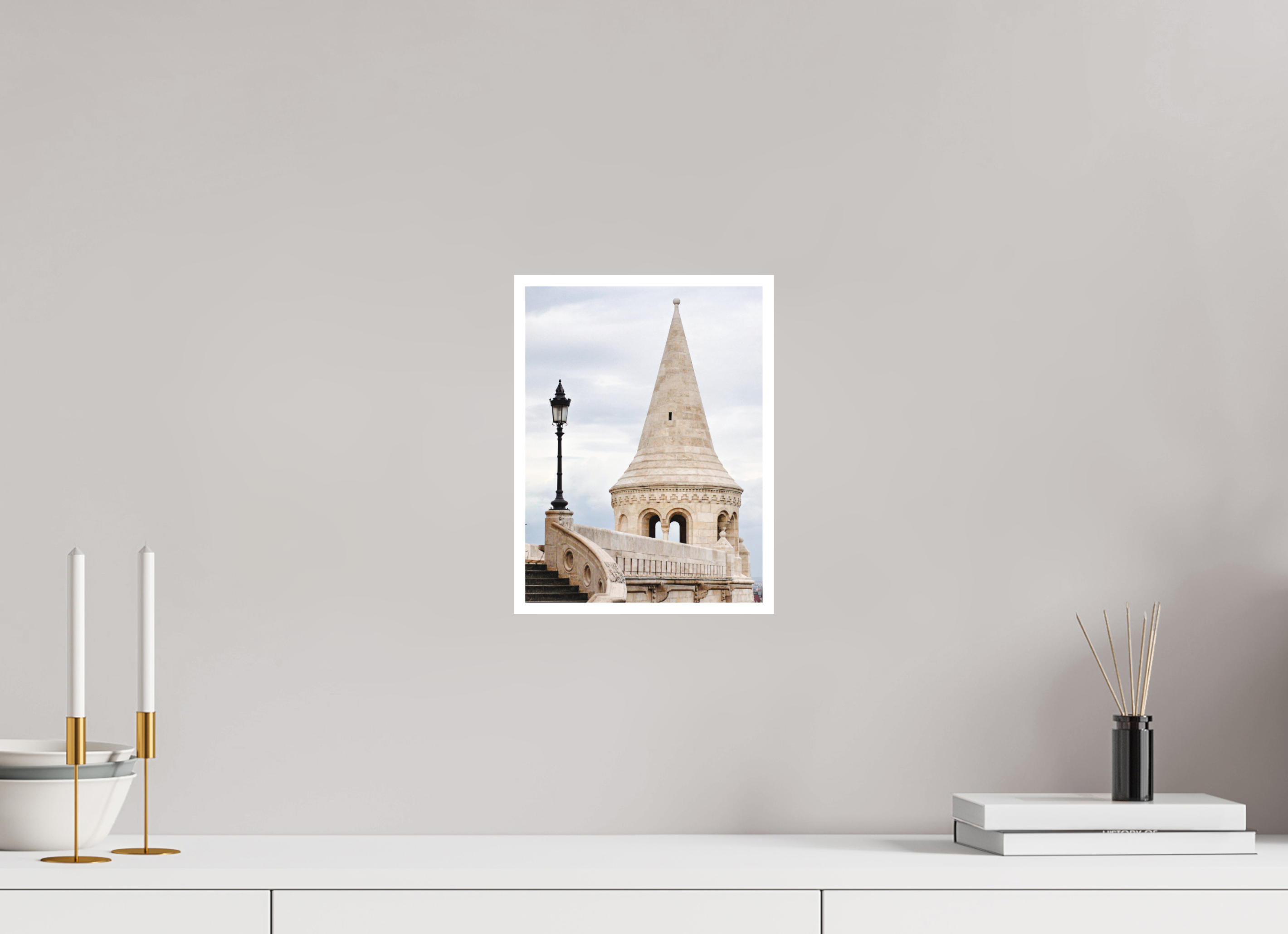 21 x 28 cm, Matte Fine Print - NO FRAME Fisherman’s Bastion, Budapest – Architectural Print