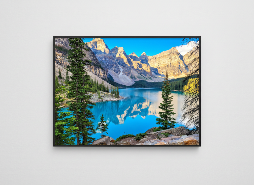 Main image Moraine Lake, Banff – Mountain Landscape Print